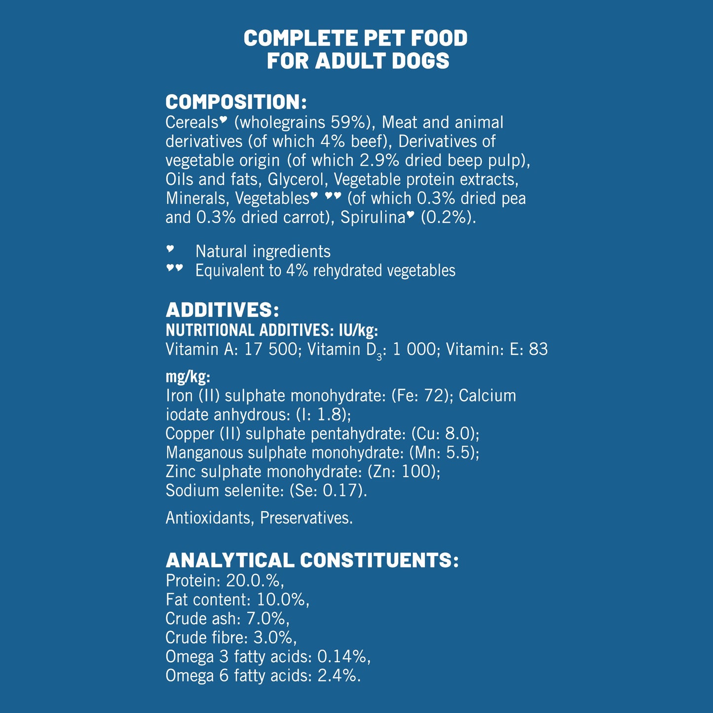 Bakers Adult Dry Dog Food with Tasty Beef & Country Vegetables 2.85kg