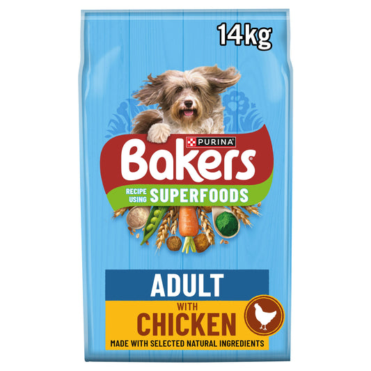 Bakers Puppy Dry Dog Food with Tasty Chicken & Country Vegetables 2.85kg
