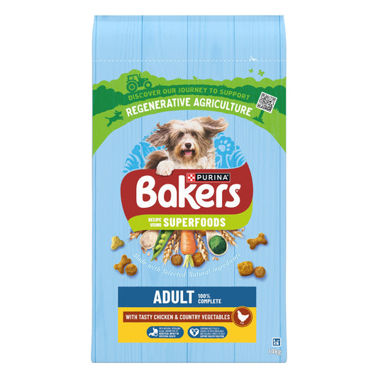 Bakers Puppy Dry Dog Food with Tasty Chicken & Country Vegetables 2.85kg