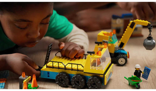 LEGO City Construction Trucks & Wrecking Ball Crane 60391