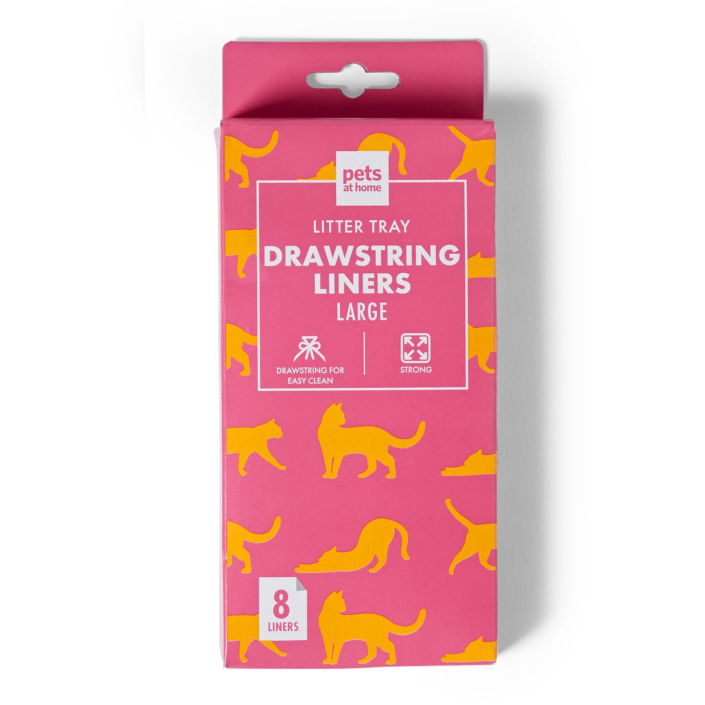 Pets at Home Cat Litter Liner Drawstring Large 8 Pack