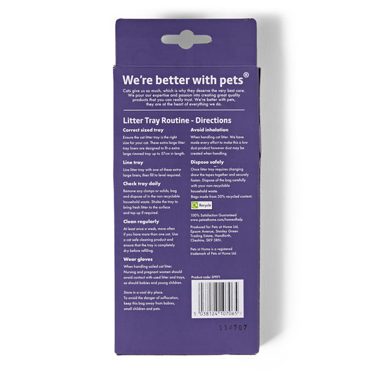 Pets at Home Cat Litter Liner Drawstring Fragranced X-Large