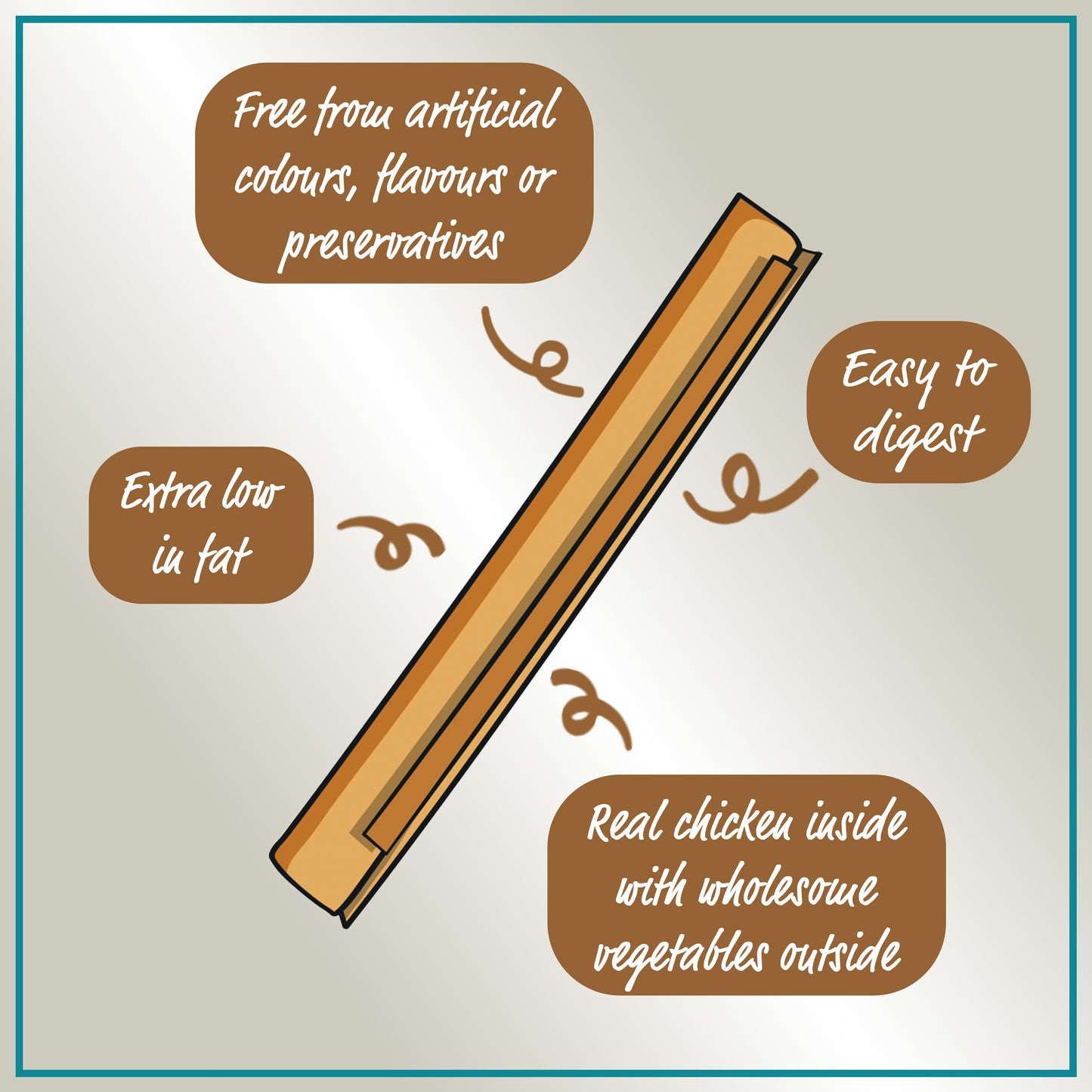 SmartBones SmartSticks Rawhide Alternative Dog Chew Peanut Butter 10 Pack 200g
