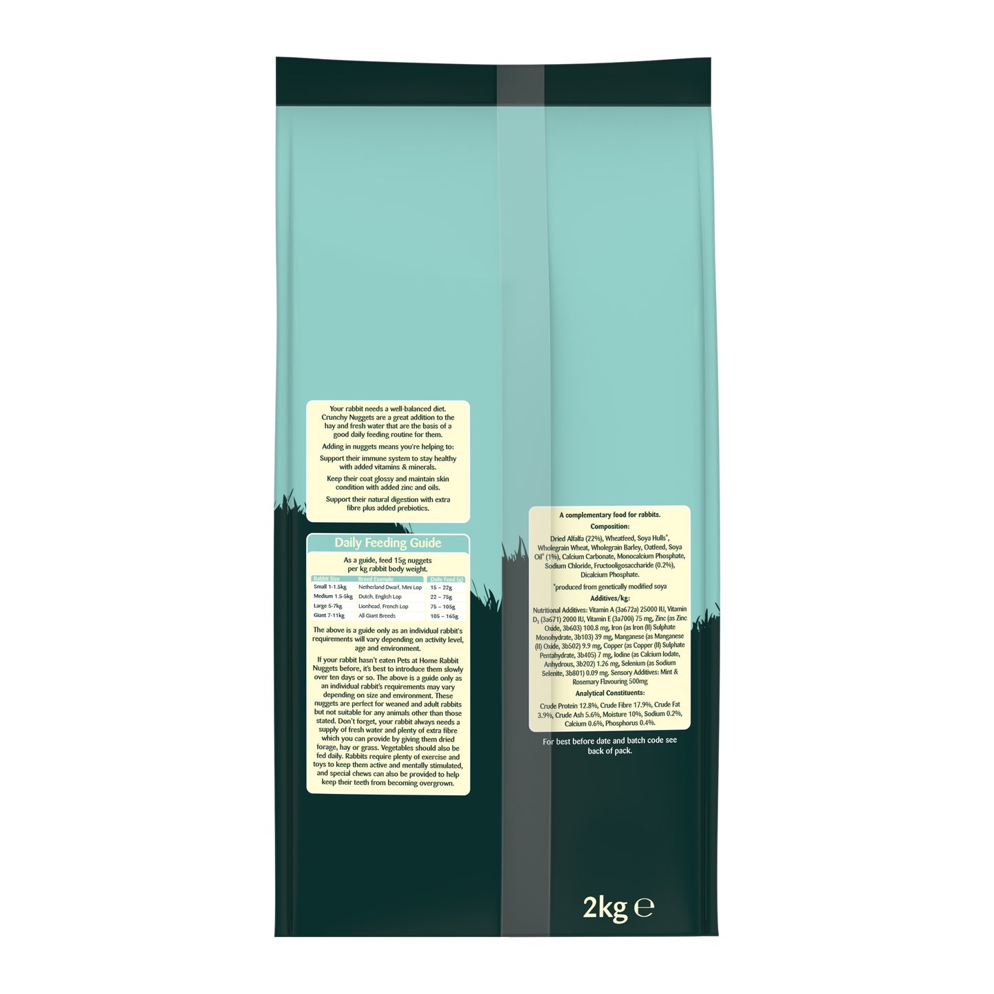 Pets at Home Adult Rabbit Nuggets 2kg