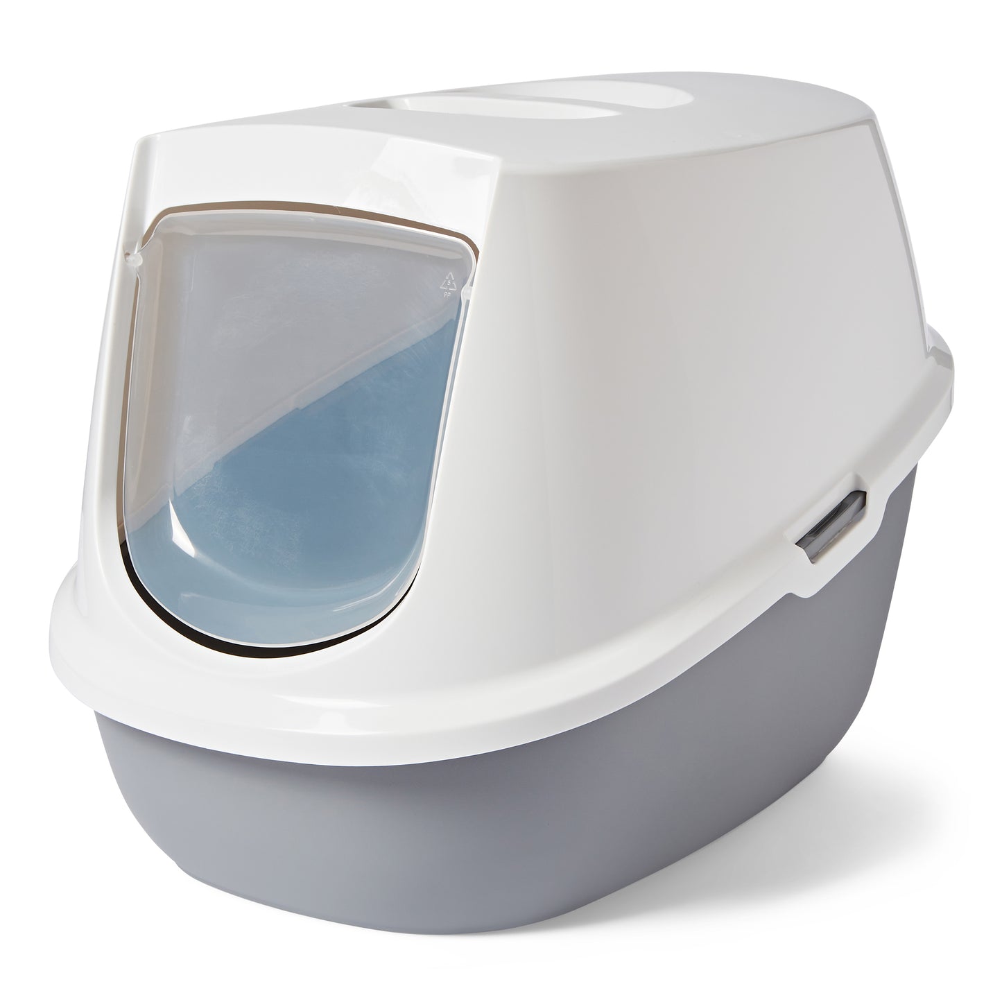 Pets Essentials Hooded Cat Litter Tray Grey Large/X Large