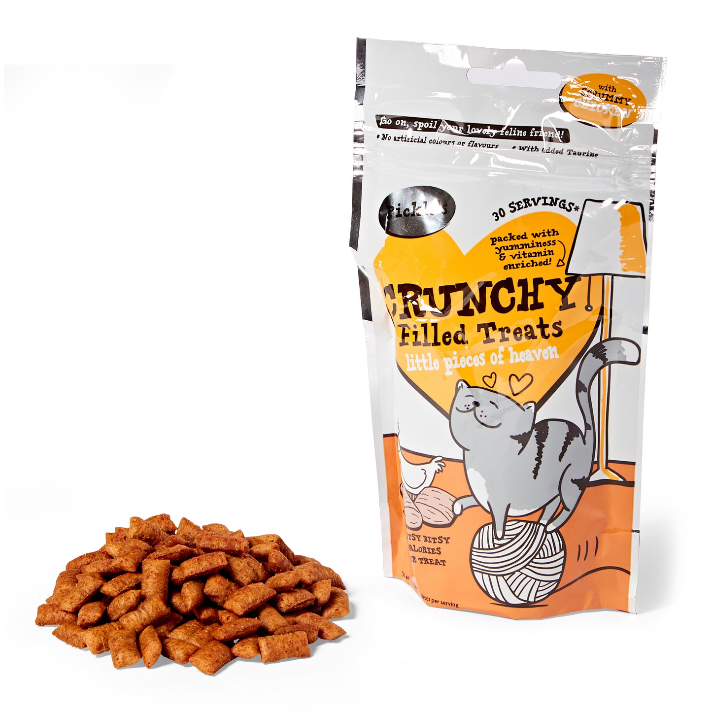 Pickle's Crunchy Filled Cat Treat with Chicken 65g
