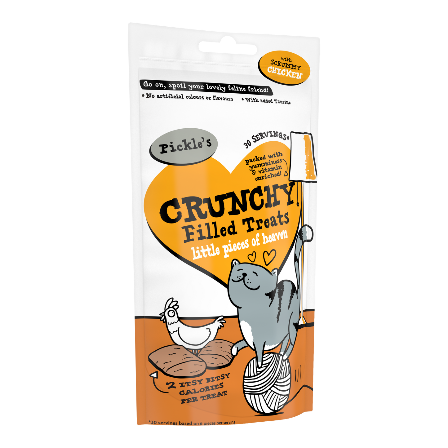Pickle's Crunchy Filled Cat Treat with Chicken 65g
