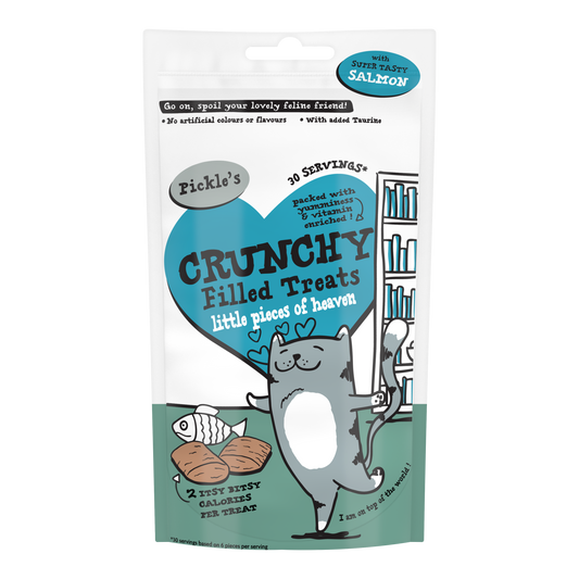 Pickle's Crunchy Filled Cat Treat with Salmon 65g