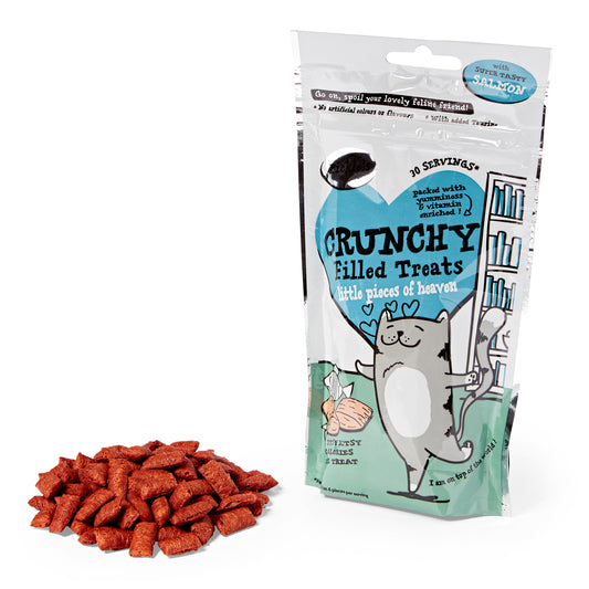 Pickle's Crunchy Filled Cat Treat with Salmon 65g