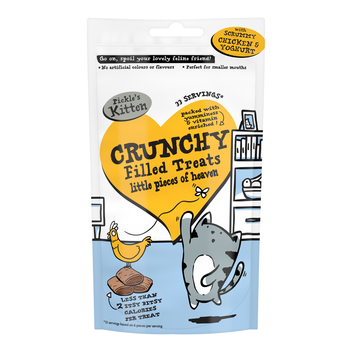 Pickle's Kitten Treat with Chicken & Yoghurt 65g