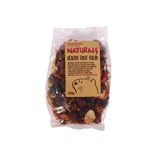 Rosewood Naturals Healthy Fruit Salad Small Animal Treat 125g