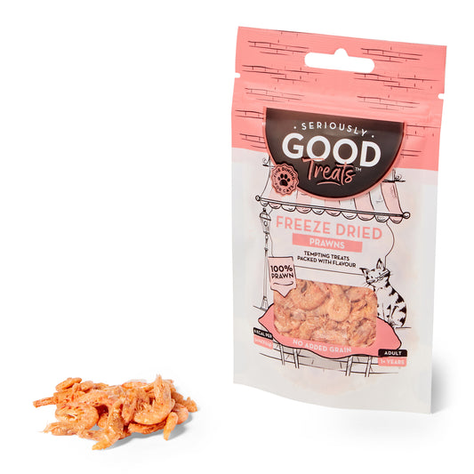 Seriously Good Freeze Dried Cat Treats Prawn 10g