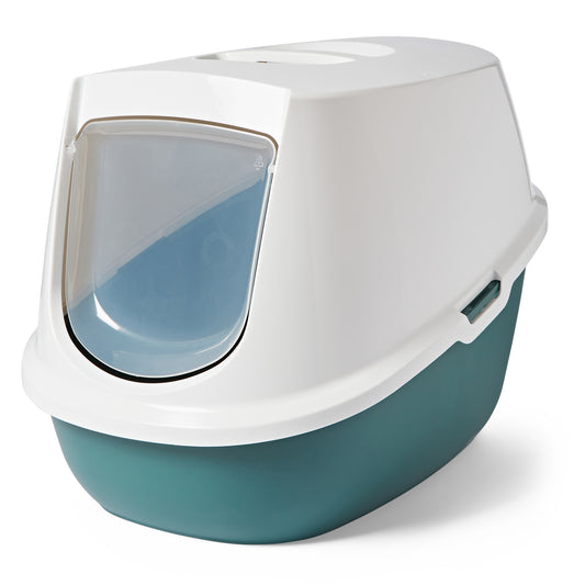 Pets Essentials Hooded Cat Litter Tray Green Large/X Large