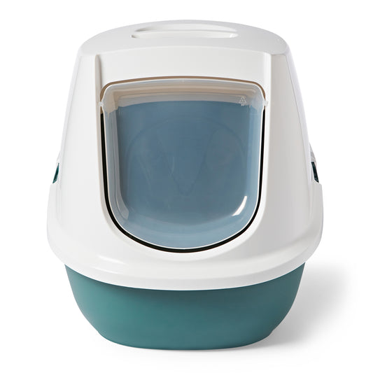 Pets Essentials Hooded Cat Litter Tray Green Large/X Large