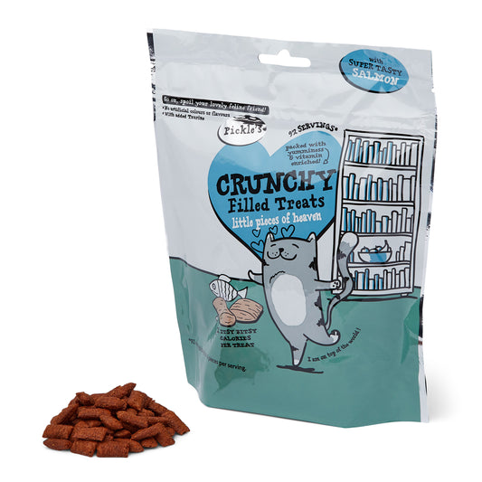 Pickle's Crunchy Filled Cat Treat with Salmon 200g