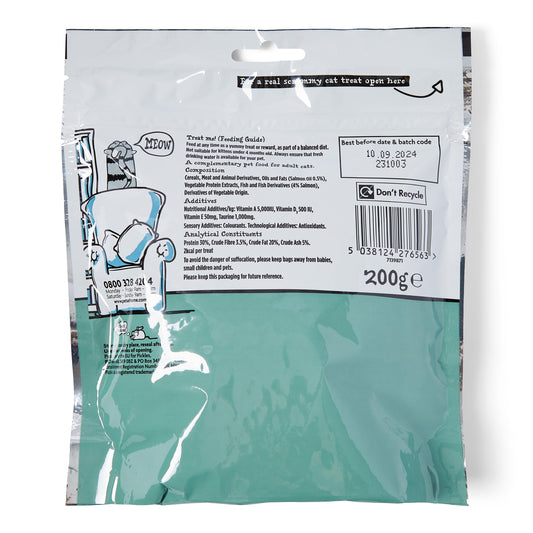 Pickle's Crunchy Filled Cat Treat with Salmon 200g