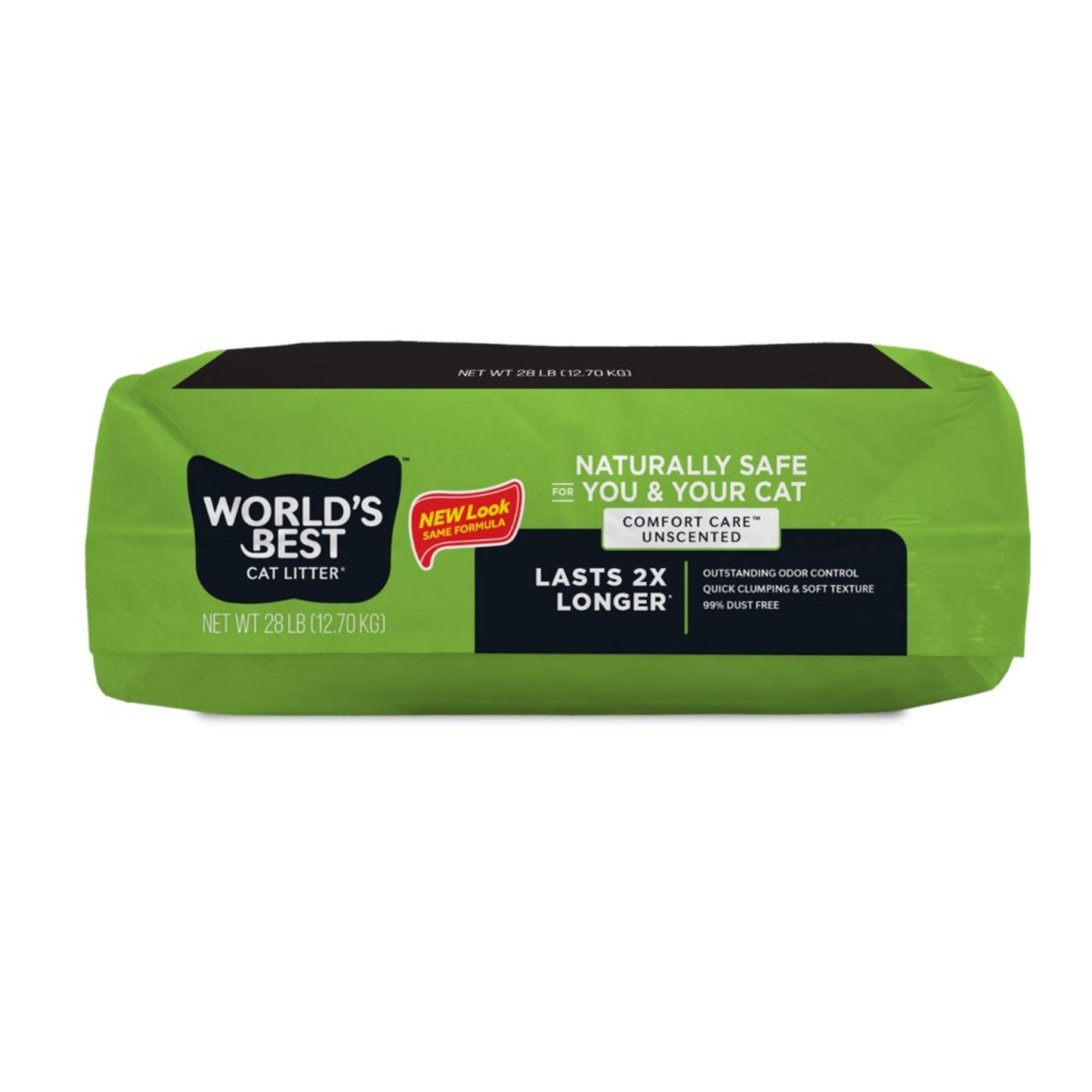 World's Best Quick Clumping Comfort Care Unscented Cat Litter 12.7kg