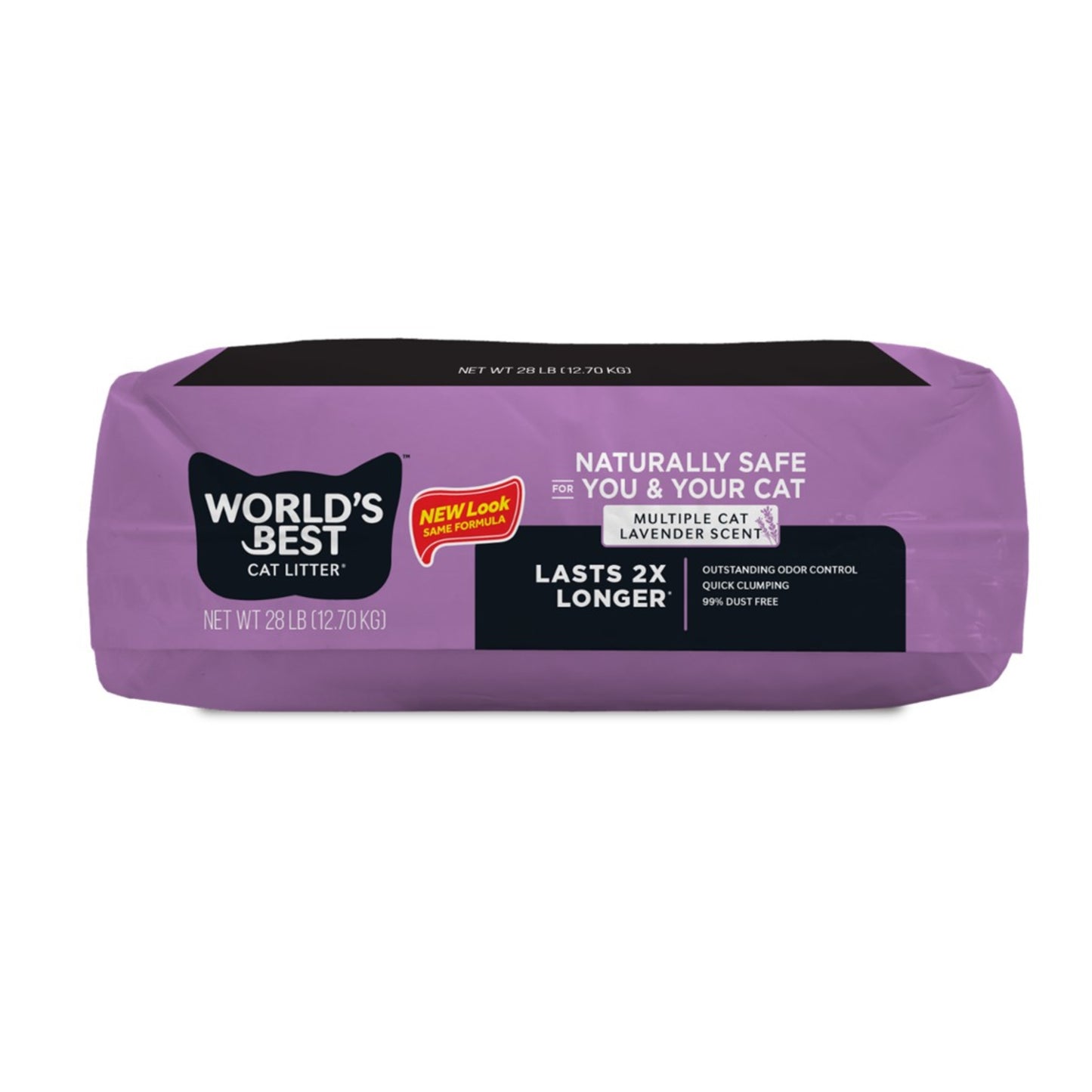 World's Best Quick Clumping Corn Multiple Lavender Cat Litter 12.7kg
