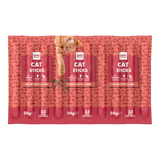 Pets at Home Cat Treat Sticks Turkey & Lamb 10x5g
