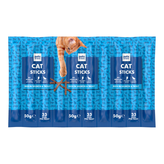 Pets at Home Cat Treat Sticks Salmon & Trout 10x5g