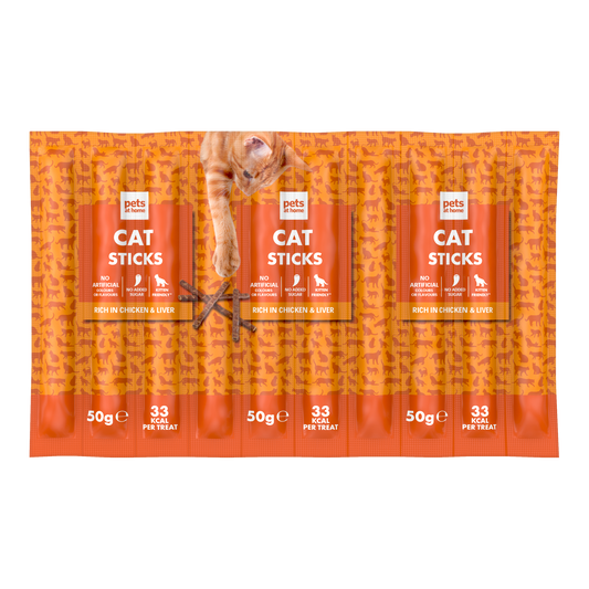 Pets at Home Cat Treat Sticks Chicken & Liver 10x5g