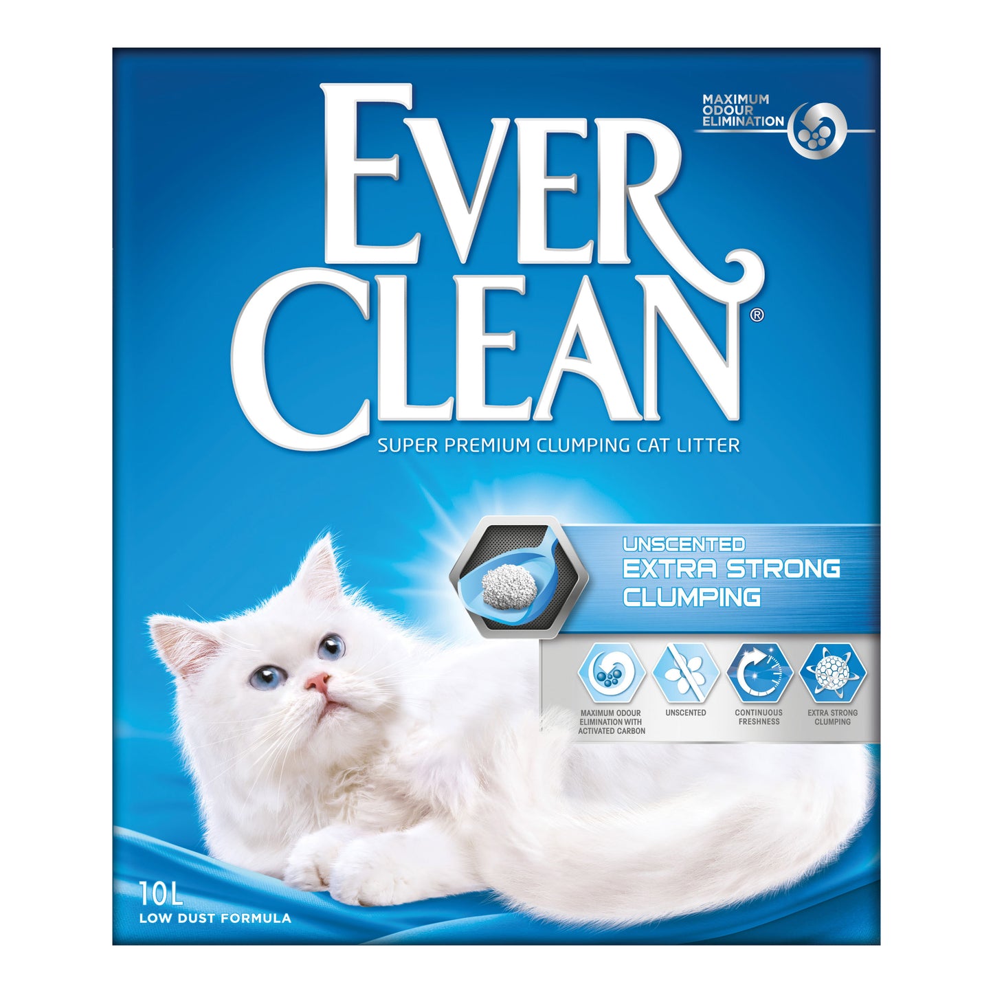 Ever Clean Extra Strong Clumping Cat Litter Unscented 10L