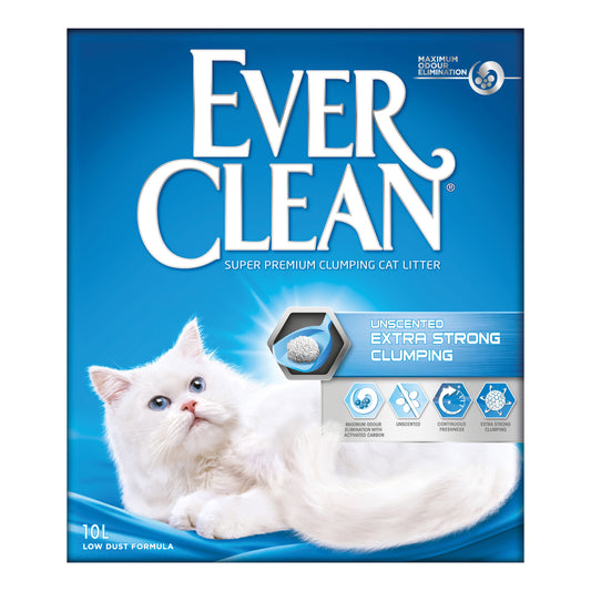 Ever Clean Extra Strong Clumping Cat Litter Unscented 10L