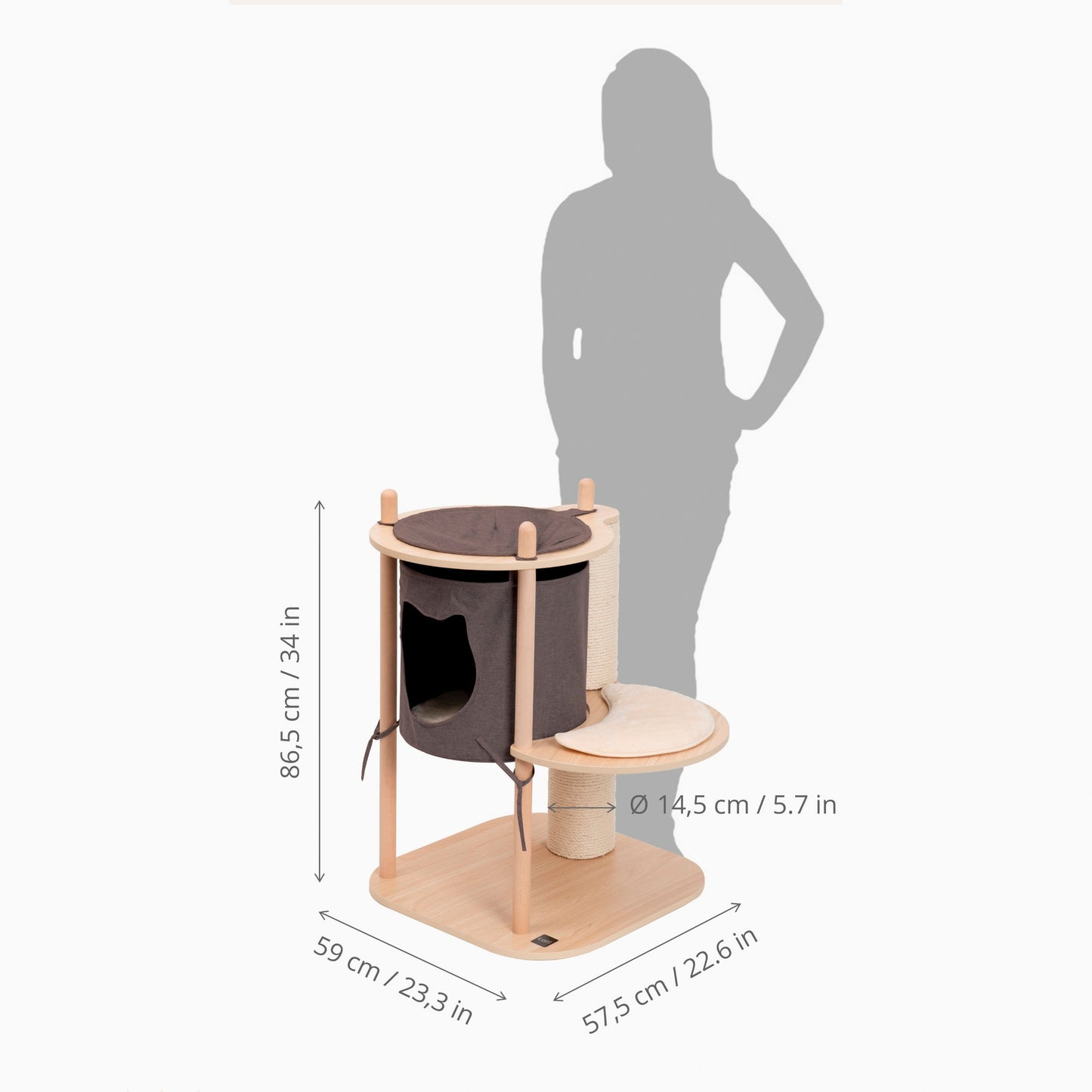 Catit Vesper Treehouse Cat Furniture Small