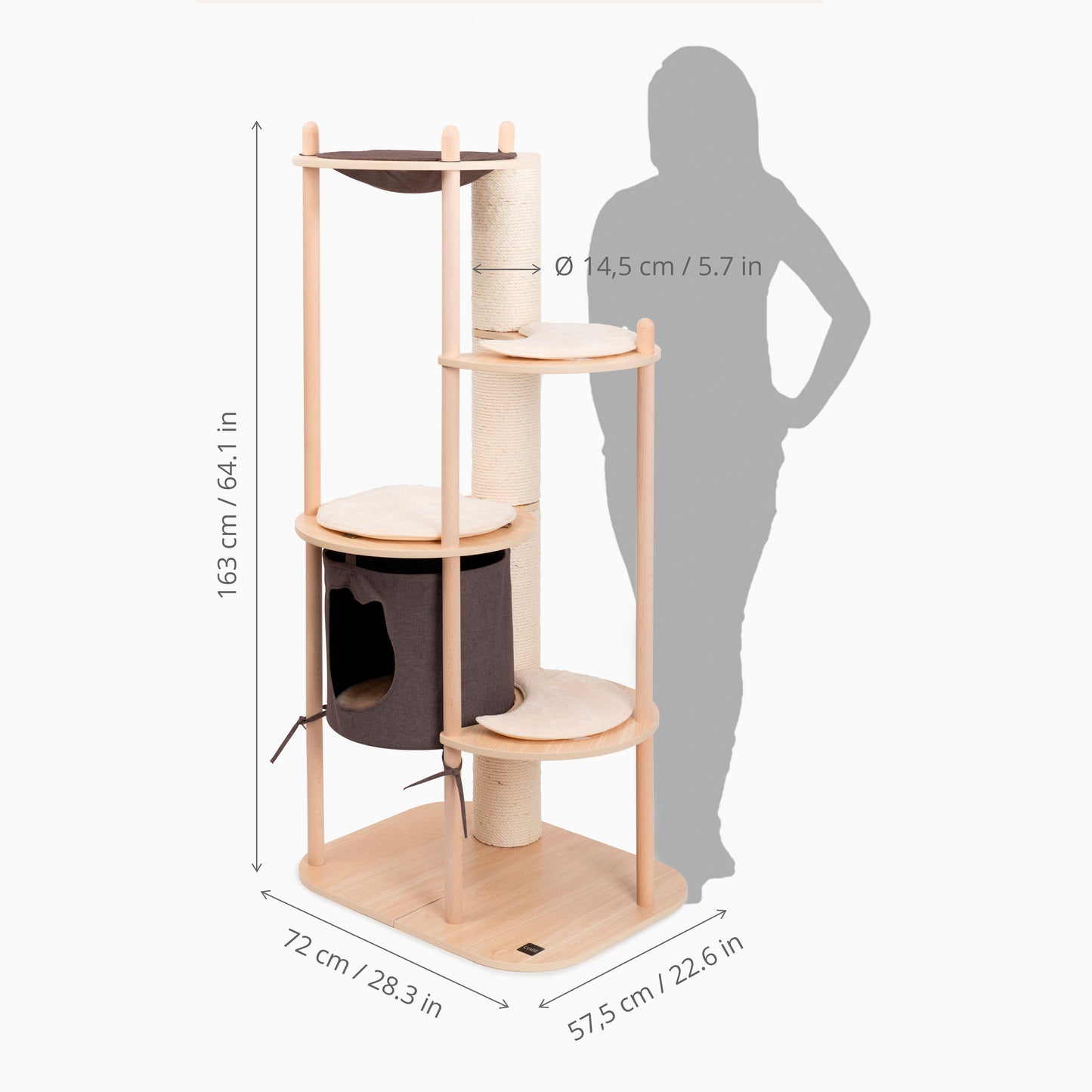 Catit Vesper Treehouse Cat Furniture Large