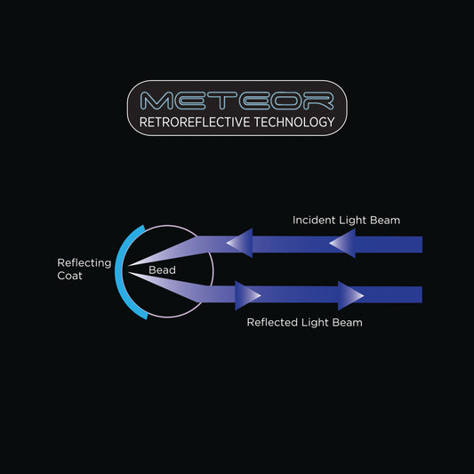 Dog Gone Smart Aspen Black & Meteor Reflective Splash Dog Coat