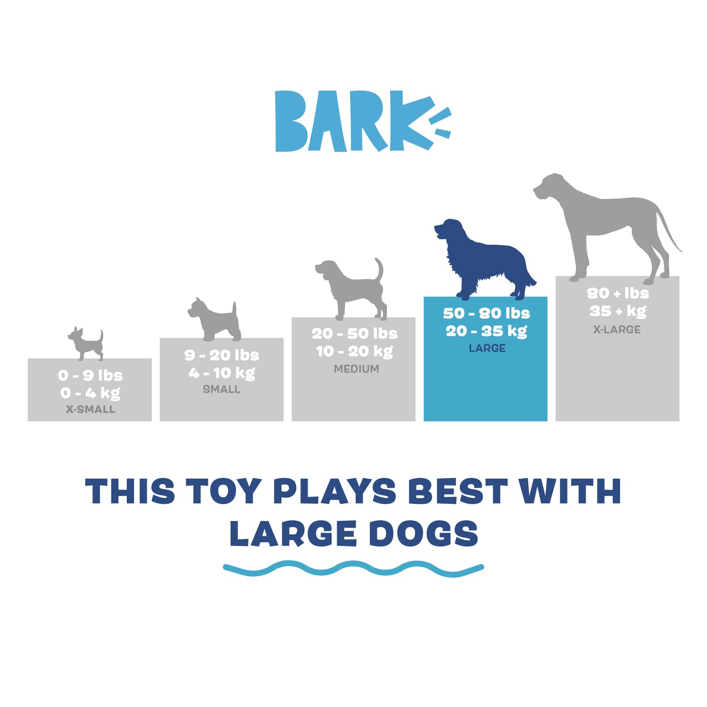 BARK Herbert the Herbivore Rope Squeaky Dog Toy