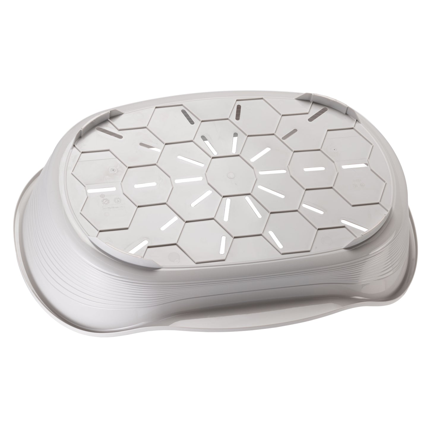 Ferplast Siesta Deluxe Plastic Pet Bed Grey