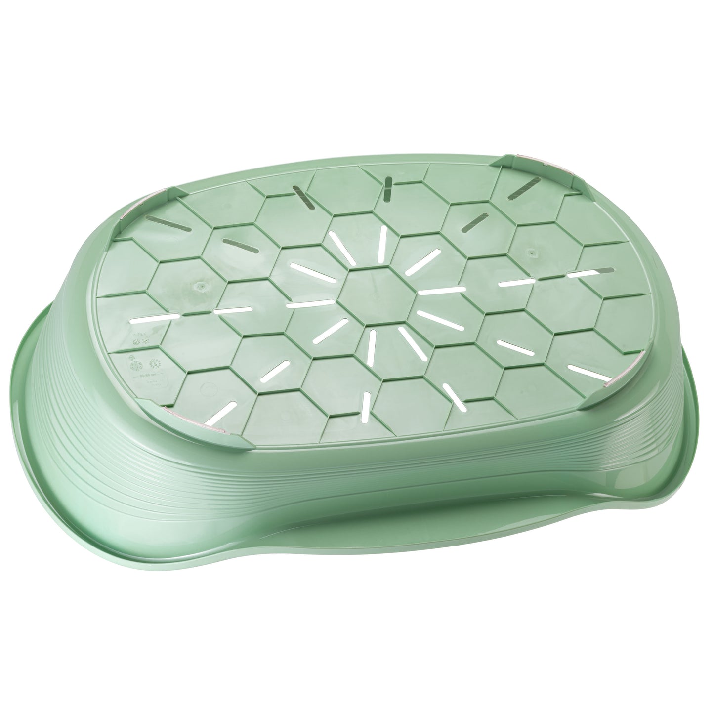 Ferplast Siesta Deluxe Plastic Pet Bed Green