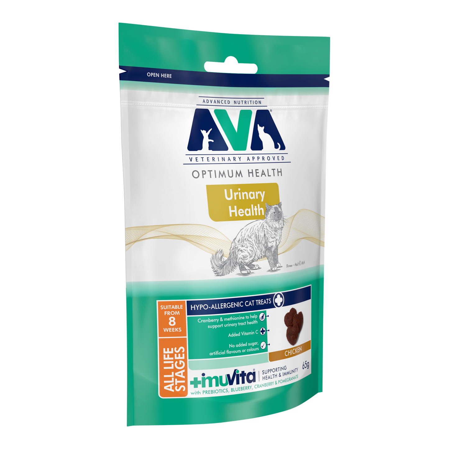 AVA Urinary Health Cat Treats with Chicken 65g