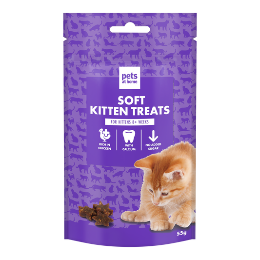 Pets at Home Soft Kitten Treats with Chicken 55g