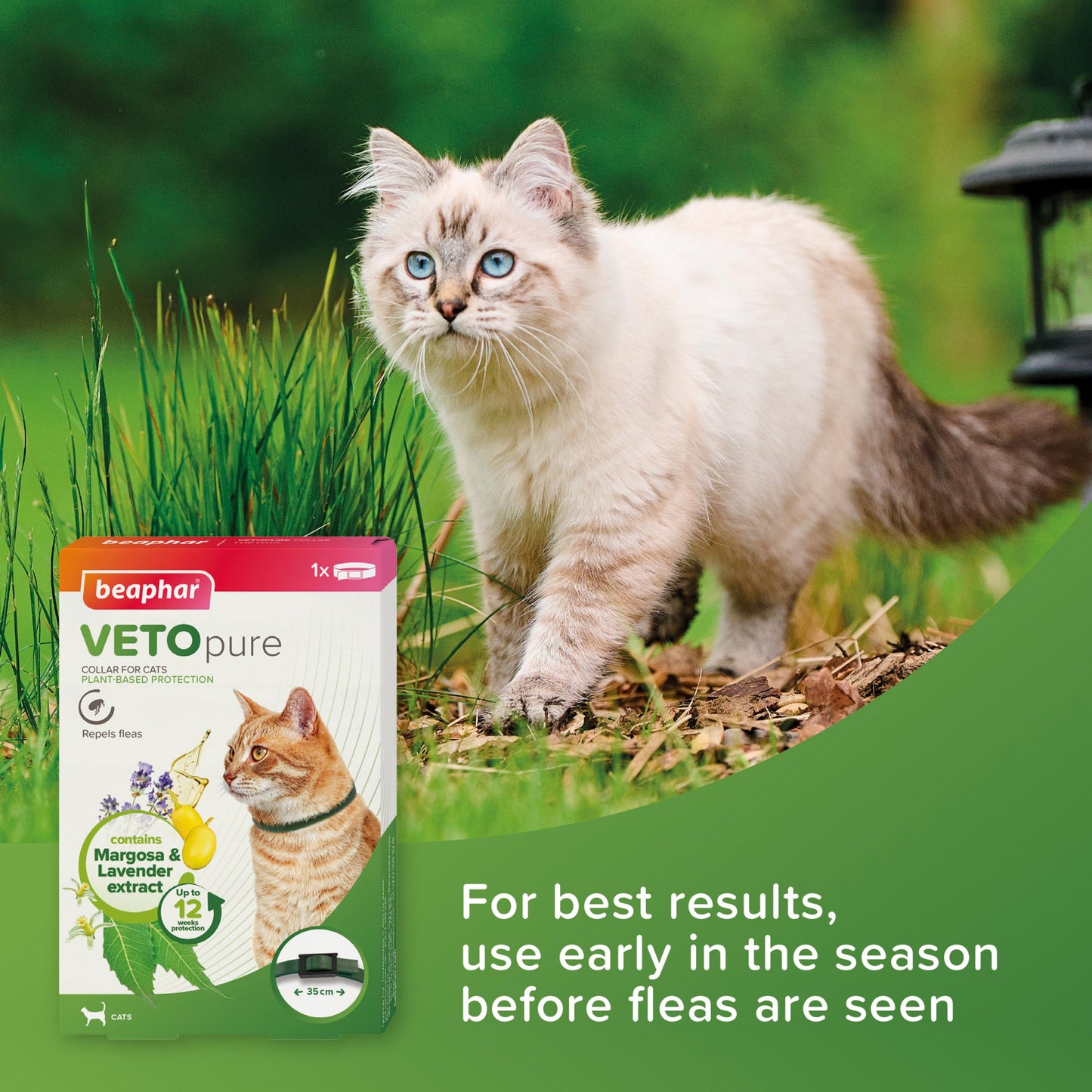 Beaphar VETOpure Protection Flea Collar for Cats