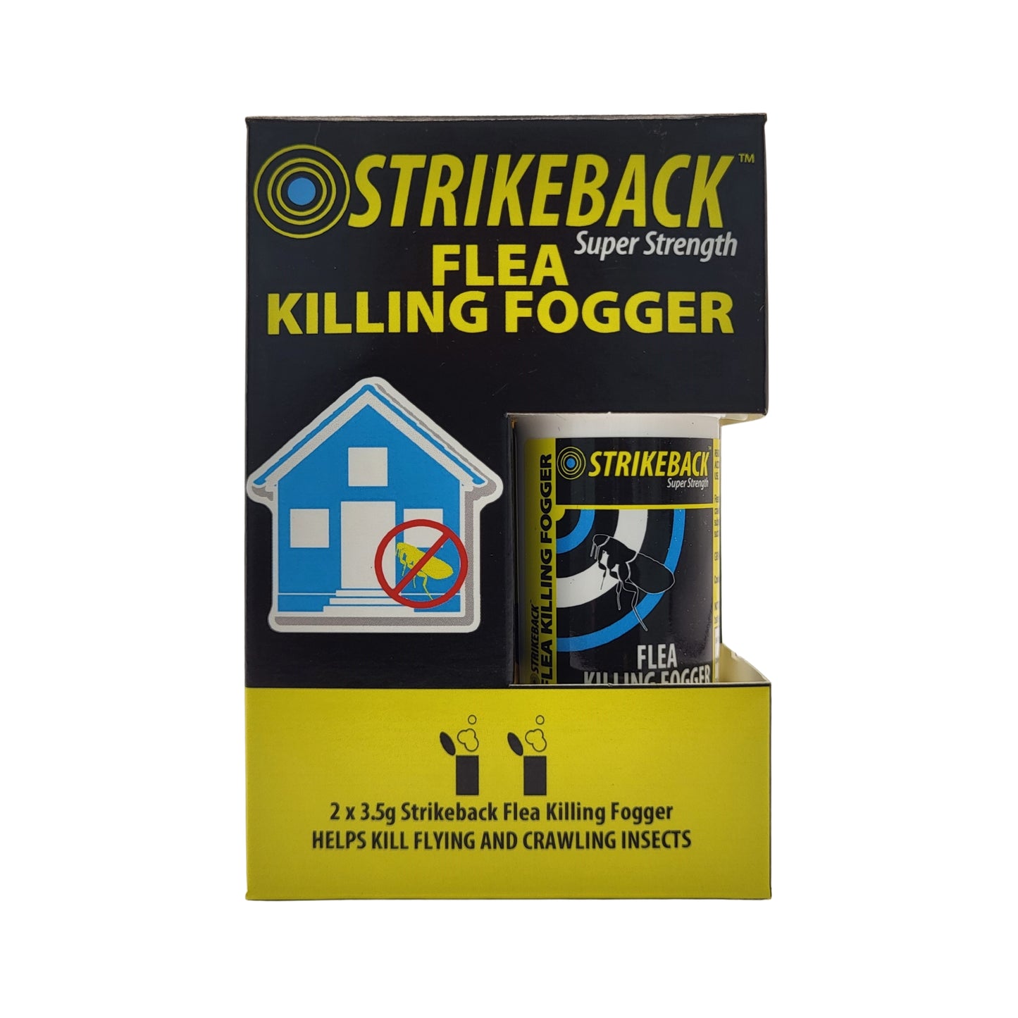 Strikeback Flea Killing Fogger 3.5g x2