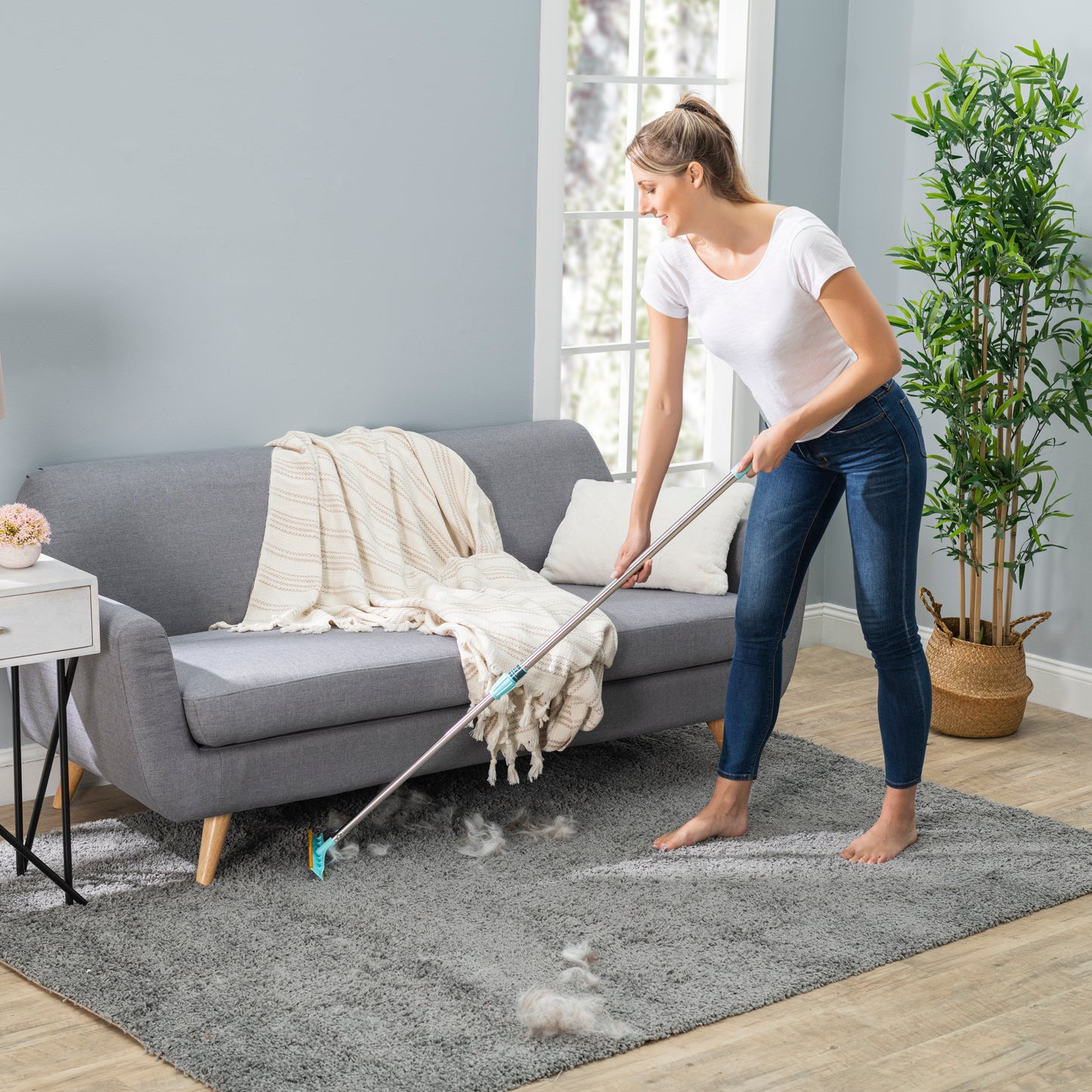 Uproot Clean Xtra Cleaner Broom Pet Hair Removal Tool