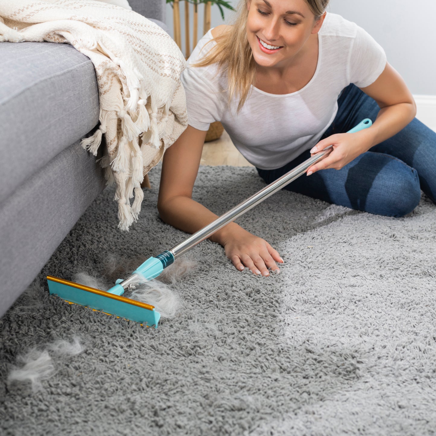 Uproot Clean Xtra Cleaner Broom Pet Hair Removal Tool