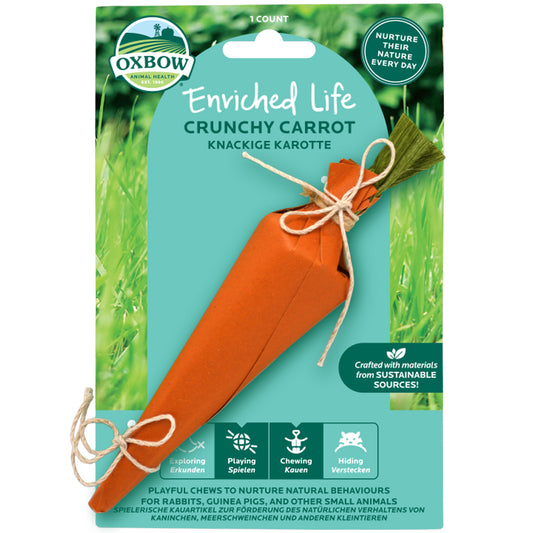 Oxbow Crunchy Carrot Small Animal Chew Toy