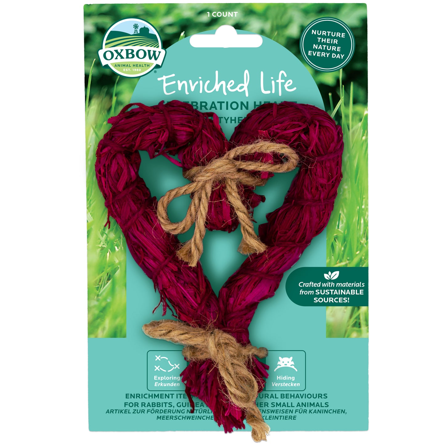 Oxbow Celebration Heart Small Animal Chew Toy