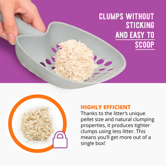 Catit Go Natural Pea Husk Ultra Clumping Lavender Scented Cat Litter