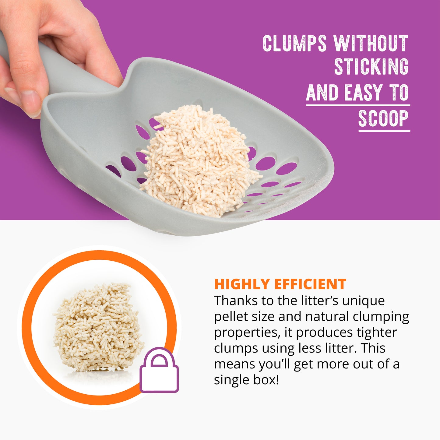 Catit Go Natural Pea Husk Ultra Clumping Lavender Scented Cat Litter