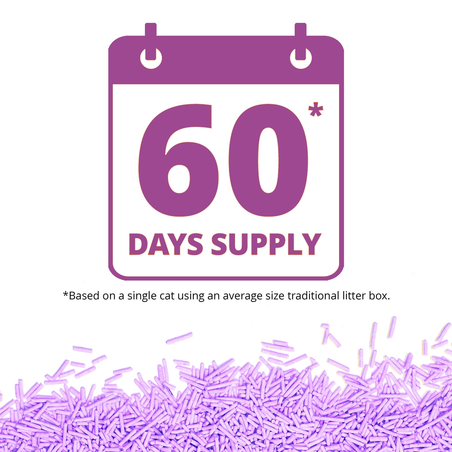 Catit Go Natural Pea Husk Ultra Clumping Lavender Scented Cat Litter