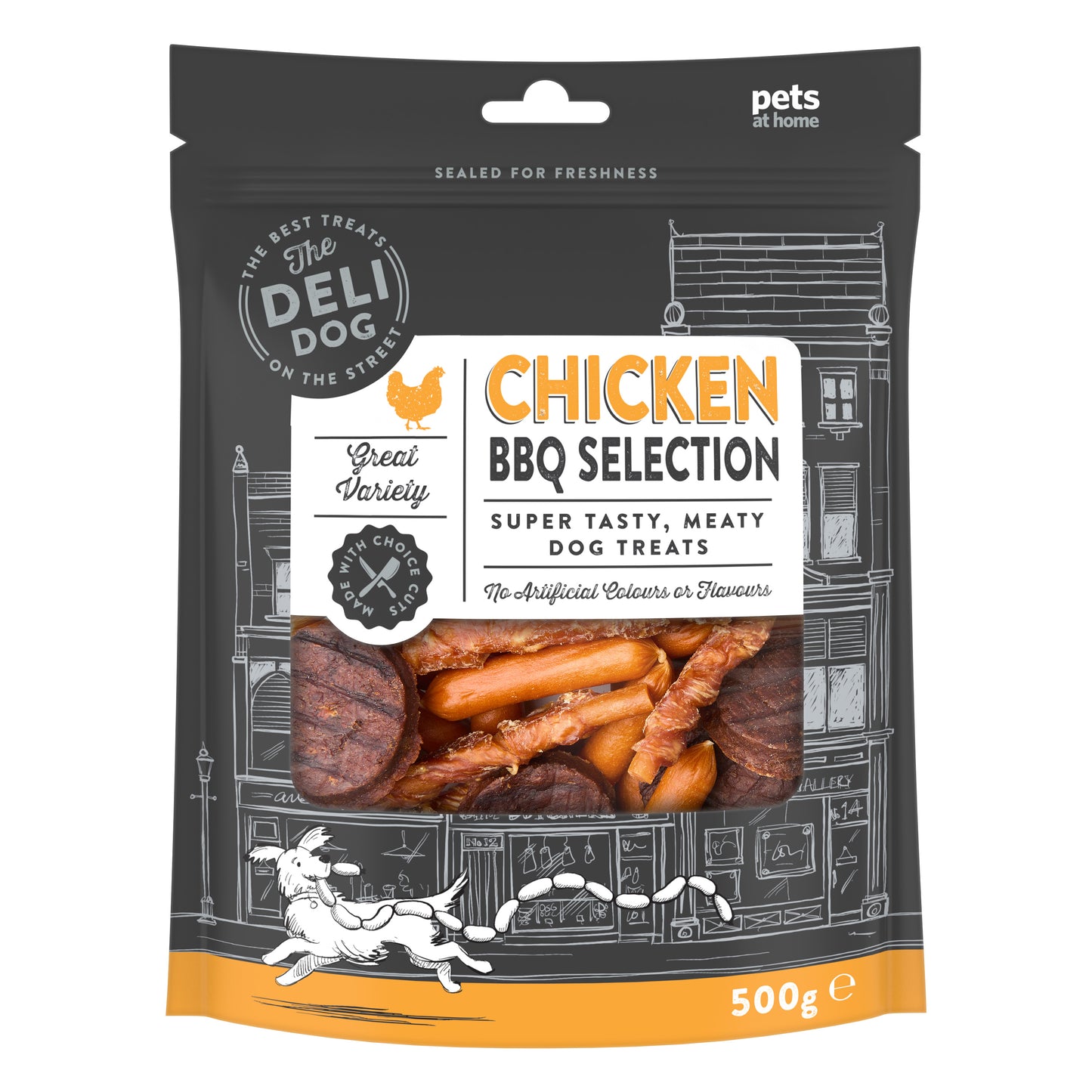 Pets at Home BBQ Selection Chicken Dog Treats 500g