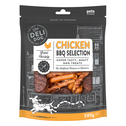 Pets at Home BBQ Selection Chicken Dog Treats 500g