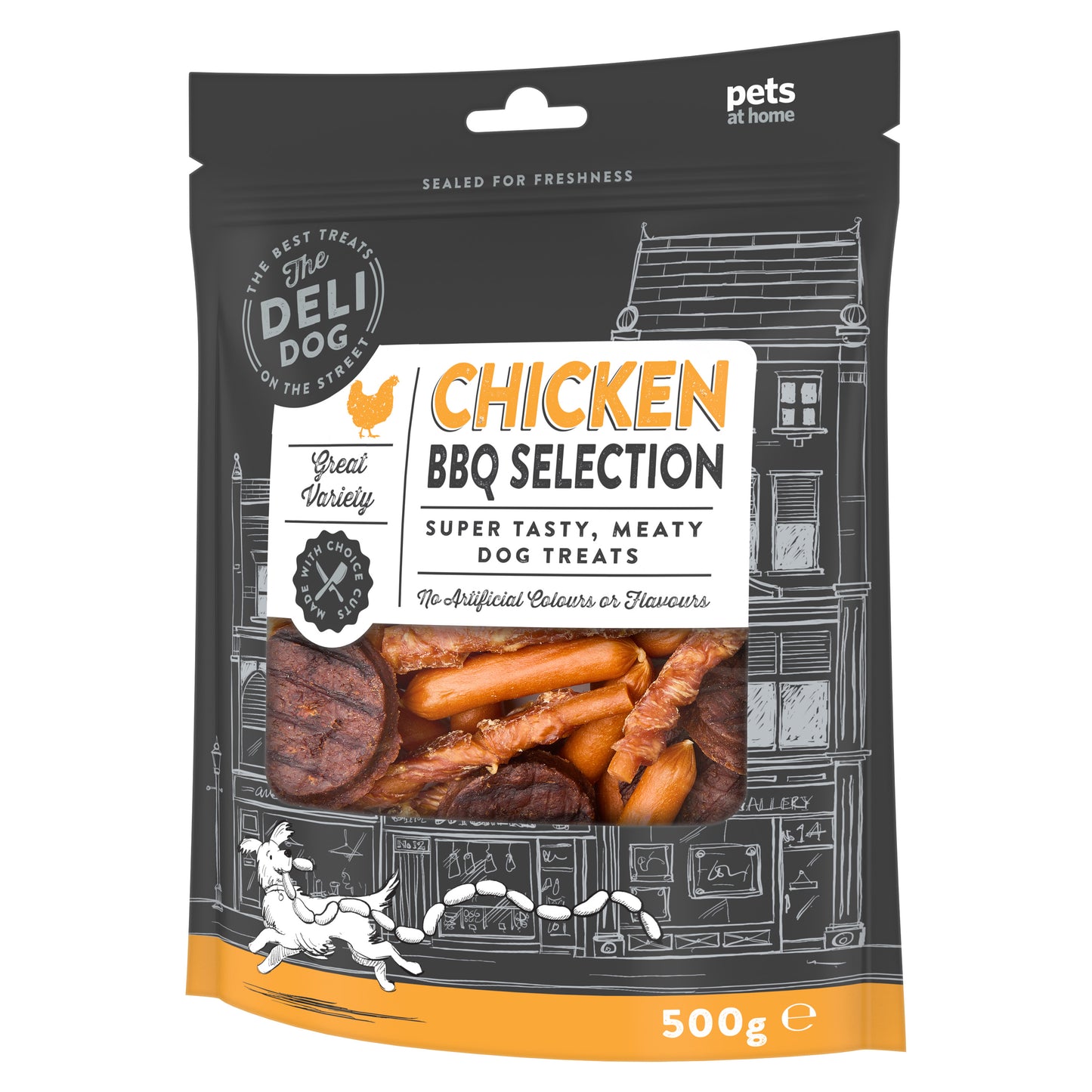 Pets at Home BBQ Selection Chicken Dog Treats 500g