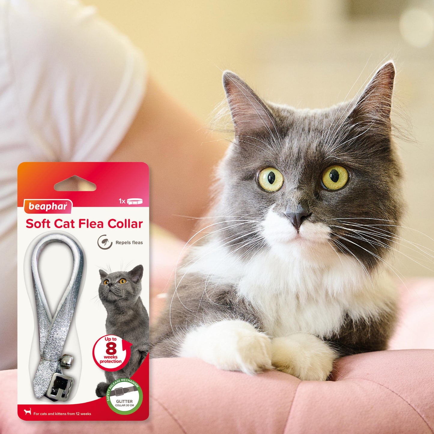 Beaphar Soft Glitter Flea Collar For Cats