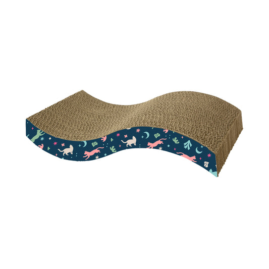Kitty City Space Cats Wavy Cat Scratcher