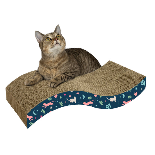 Kitty City Space Cats Wavy Cat Scratcher
